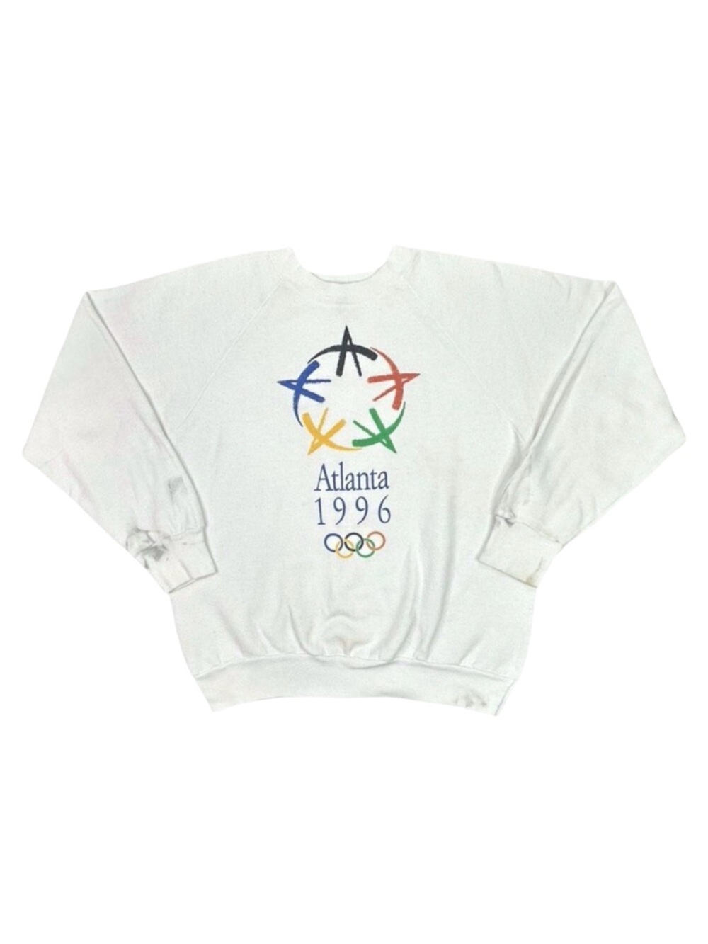 Vintage Oneita Atlanta 1996 Olympics Crew Neck Sweatshirt - Size Large